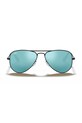 Ray-Ban okulary dziecięce JUNIOR AVIATOR 0RJ9506S.201/55 czarny AA00