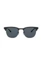 Ray-Ban - Солнцезащитные очки Shiny Black Top Matte Clubmaster Синтетический материал, Металл