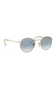 złoty Ray-Ban - Okulary przeciwsłoneczne ROUND METAL