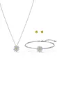 срібний Swarovski - Кольє, браслет і сережки ETERNAL FLOWER Жіночий