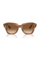 Сонцезахисні окуляри Ray-Ban STATE STREET 0RB2186 коричневий AA00