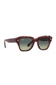 Ray-Ban okulary przeciwsłoneczne STATE STREET 0RB2186 bordowy