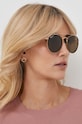 Ray-Ban okulary przeciwsłoneczne jednolita brązowy 0RB3647N