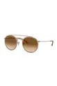 Ray-Ban okulary przeciwsłoneczne 0RB3647N brązowy
