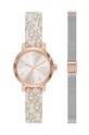 Ρολόι DKNY ασημί NY6605SET