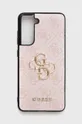 rózsaszín Guess telefon tok G990 S21 Fe Hardcase 4g Női