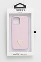 Akcesoria Guess etui na telefon iPhone 13 mini 5,4 GUHCP13SSLTGU różowy