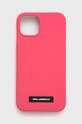 Karl Lagerfeld etui na telefon iPhone 13 6,1 KLHCP13MSLMP1PI na telefon różowy KLHCP13MSLMP1PI