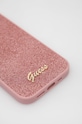 Guess etui na telefon iPhone 14 Pro 6,1" GUHCP14LHGGSHP różowy AA00