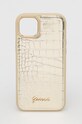 Guess etui na telefon iPhone 14 Plus 6,7" na telefon złoty GUHCP14MHGCRHD