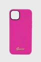 Guess etui na telefon iPhone 14 Plus 6,7" na telefon różowy GUHCP14MSLSMF