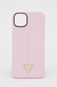 Guess etui na telefon iPhone 14 Plus 6,7" na telefon fioletowy GUHCP14MSLTGU