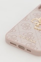 Чохол на телефон Guess Iphone 14 6,1" GUHCP14S4GMGPI рожевий AA00