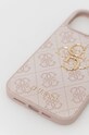 Puzdro na mobil Guess Iphone 14 Pro Max 6,7" GUHCP14X4GMGPI ružová AA00
