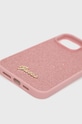 Guess etui na telefon iPhone 14 Pro Max 6,7" GUHCP14XHGGSHP różowy AA00