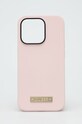 Guess etui na telefon iPhone 14 Pro 6,1" na telefon różowy GUHMP14LSBPLP