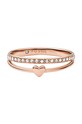 Кольцо Fossil JF03460791 розовый AA00