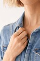 Перстень Fossil JF04114710 золотий