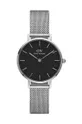 ασημί Ρολόι Daniel Wellington Petite 28 Sterling Γυναικεία