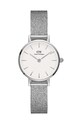 Годинник Daniel Wellington Petite 24 Pressed Sterling срібний DW00100442