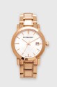 Hodinky Burberry zlatá BU9104