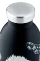 Θερμικό μπουκάλι 24bottles Navy Garden 500 Ml μαύρο