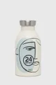 λευκό Θερμικό μπουκάλι 24bottles Clima 330 ml Γυναικεία