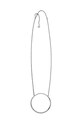 Колие Skagen SKJ1142040 сребърен AA00
