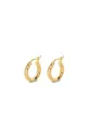 χρυσαφί Ασημένια επιχρυσωμένα σκουλαρίκια No More Γυναικεία