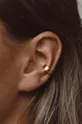 Uhan za zgornji del ušesa iz srebra prevlečenega z zlatom No More zlata