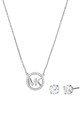 Michael Kors colier si cercei din argint argint argintiu MKC1260AN040