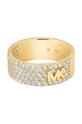 Srebrni prsten pokriven zlatom Michael Kors MKC1555AN710 zlatna AA00
