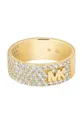 Srebrni prsten pokriven zlatom Michael Kors zlatna