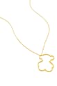 Zlatý náhrdelník Tous PEND AU SILHOUETTE BEAR Silueta 1000135600 zlatá AA00