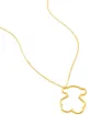 Zlatý náhrdelník Tous PEND AU SILHOUETTE BEAR zlatá