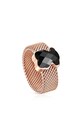 Δαχτυλίδι από επιχρυσωμένο ασήμι Tous Mesh Mesh Color ροζ 1002791214