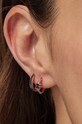 Tous kolczyki ze srebra pokrytego złotem Mini Motif różowy 1001942100