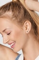 Tous kolczyki srebrne Mini Onix 1001938600 srebrny