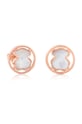 Tous cercei din argint placat cu aur Camille placat cu aur roz 1000051400