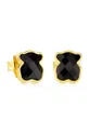 χρυσαφί Ασημένια επιχρυσωμένα σκουλαρίκια Tous Color Γυναικεία