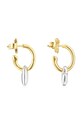 Tous kolczyki ze srebra pokrytego złotem Luah 1003601200 multicolor AA00