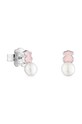 Náušnice Tous Mini Color prírodný kameň strieborná 1002075700