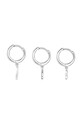 Tous kolczyki srebrne 3-pack Good Vibes 1002806900 srebrny AA00