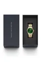 χρυσαφί Ρολόι Daniel Wellington Iconic Link Emerald 32