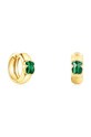 Stříbrné pozlacené náušnice Tous Icon Color stříbro zlatá 1003387600