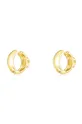 Ασημένια επιχρυσωμένα σκουλαρίκια Tous  Επιχρυσωμένο με χρυσό 18 καρατίων, Μαλαχίτης