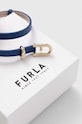 Аксессуары Кожаный браслет Furla FJ0409BTU тёмно-синий