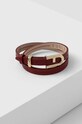 Furla bransoletka skórzana bordowy FJ0412BTU