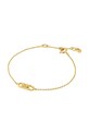 Strieborný náramok Michael Kors zlatá MKC164100710