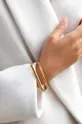 Pozlaćena narukvica Lilou California  Nehrđajući čelik pozlaćen 18-karatnim zlatom